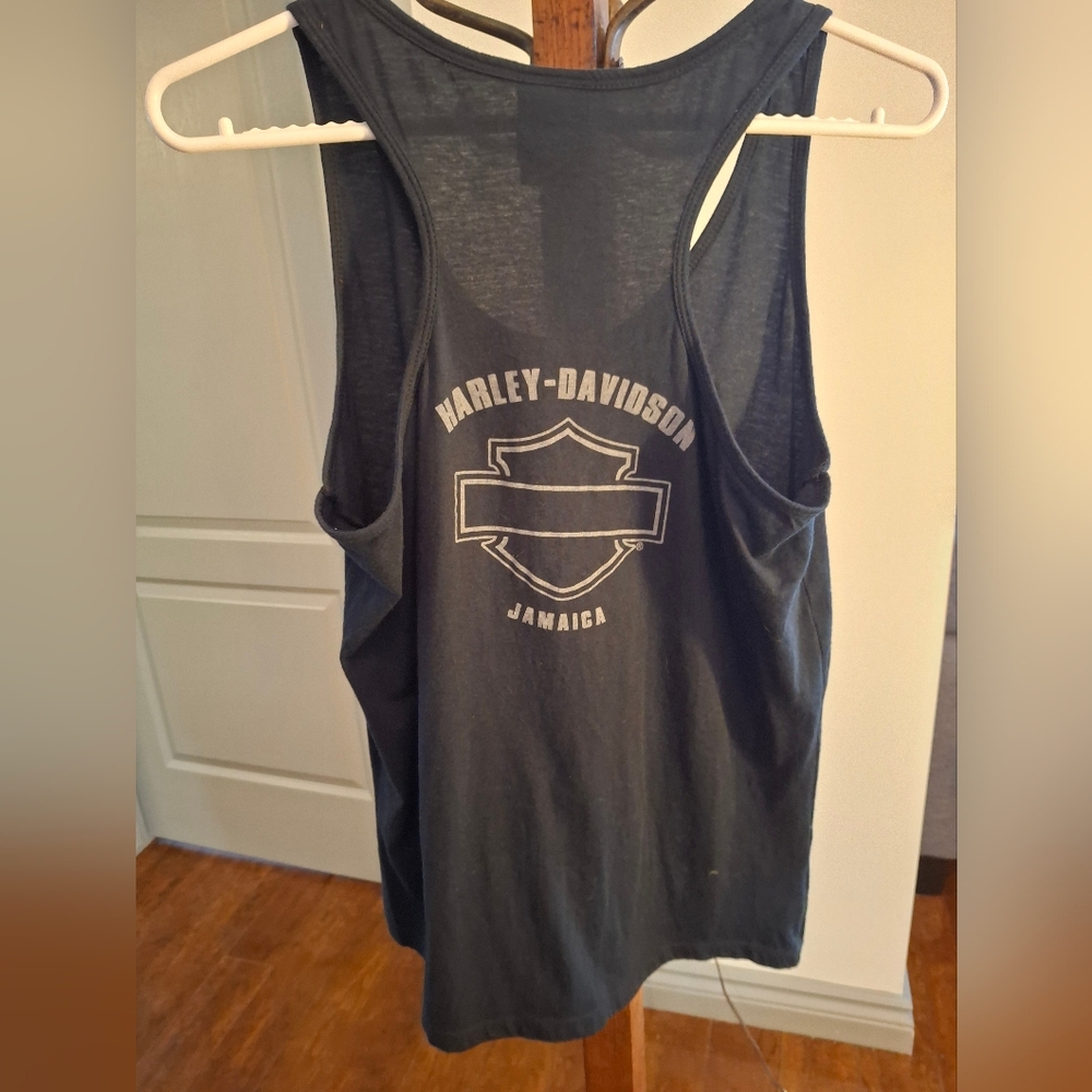 NWOT Harley-Davidson Black Tank Top Ladies Size L - Picture 3 of 9